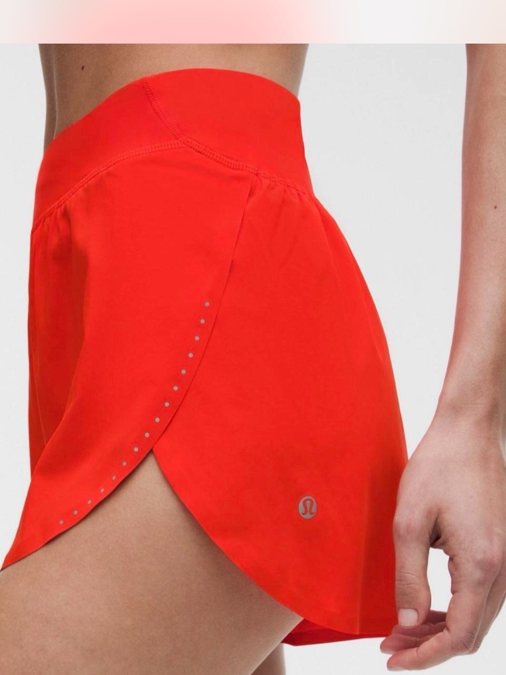 lululemon athletica Bright Red Athletic Skort
